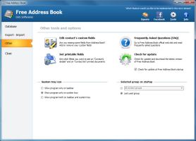 Tools - Database, export-import and other tools